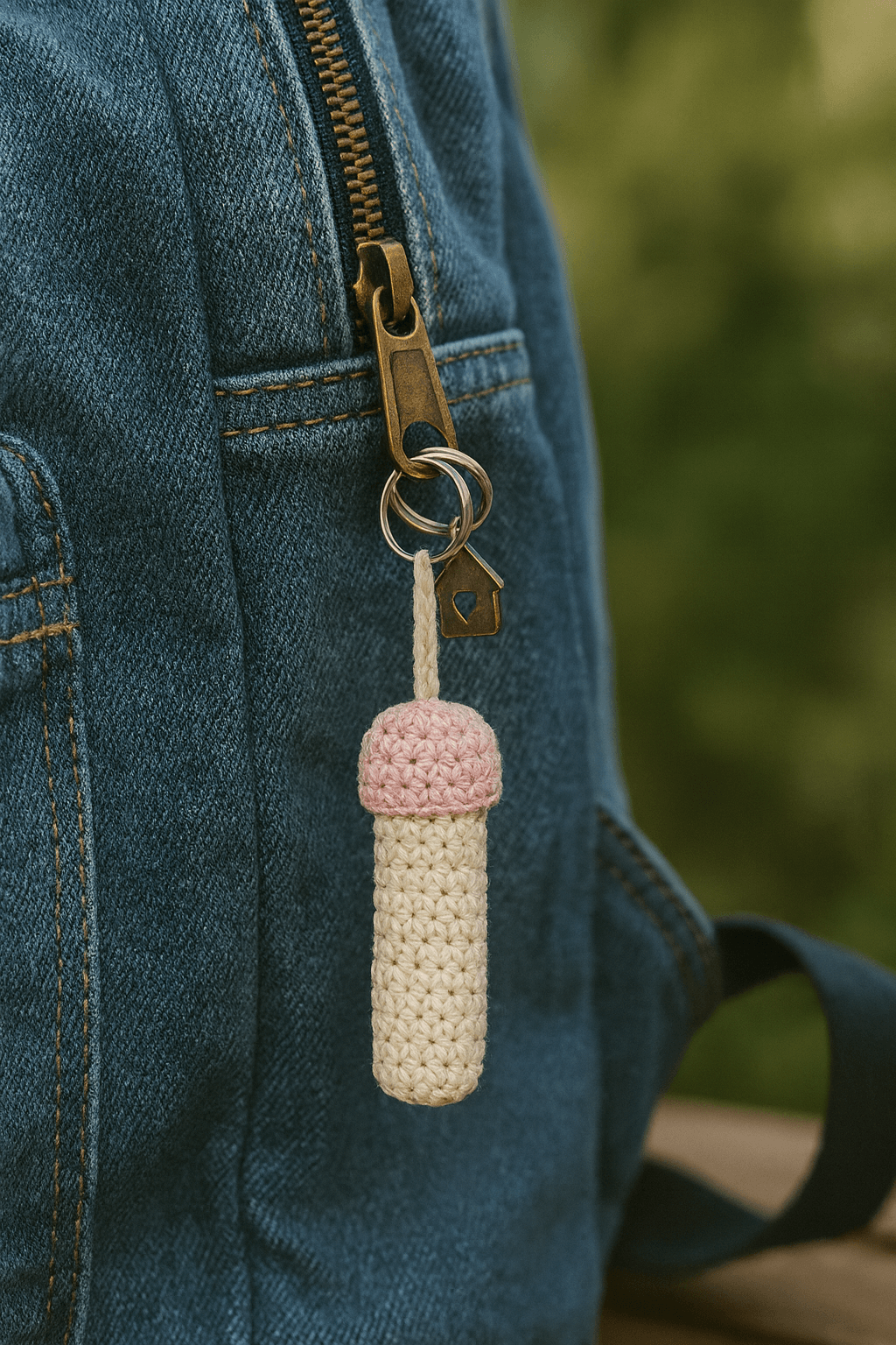 Lip balm holder – soft pink & ivory, - Image 6
