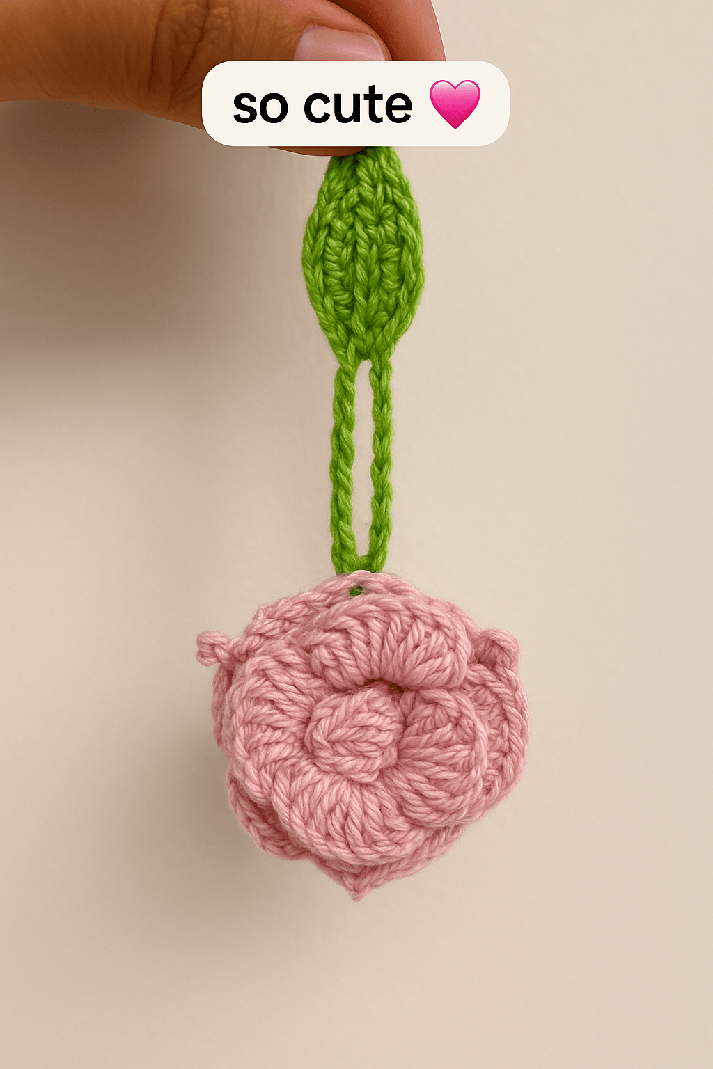 Blossom Crochet AirTag Cover 🌸 - Image 7