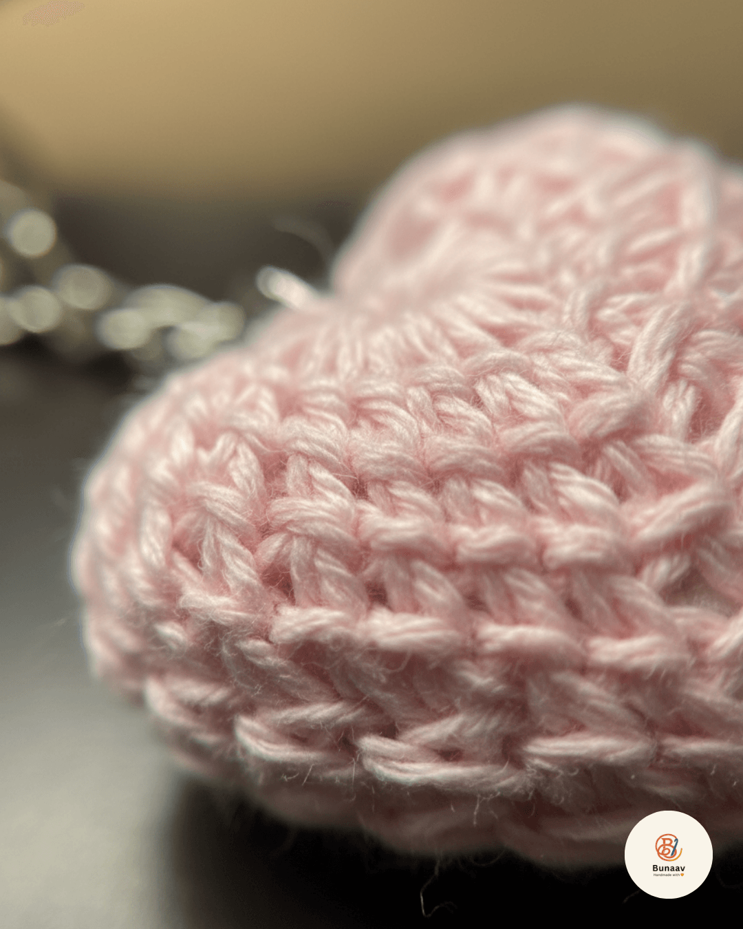 Loveloop Crochet Heart Keycharm – Handmade with Love - Image 5